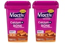 Viactiv Max Formula Kalsium + Vitamin D3 Supplement Bone Health, Rich Caramel, 100 Soft Chews - 2 pakkaus