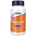 NYT elintarvikkeiden lisäravinteet, Natural Resveratrol 200 mg Red Wine Extract, 60 Veg kapselia