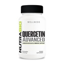 NutraBio Quercetin Advanced lisätyn C-vitamiinin ja bromaiini - Potent antioksidantti - 90 kapselia