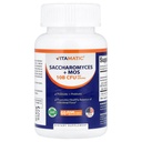 Vitamatic Saccharomyces Boulardii Probiootti 10B per tarjoilu + Hiivauute (MOS Yeast Fraction) 300 mg - 60 DR Kapselit - Valmistettu USA