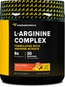 Primaforce L-arginiini Complex Powder (30 tarjoilua per pullo per Peach Mango) Tehokas proteiini Building Supplement for Maximum Gains