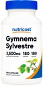 Nutricost Gymnema Sylvestre 3 500mg (20:1 uute) alkaen 175mg, 180 kapselia - ei-GMO, Gluteeniton, ja kasvissyöjä Friendly