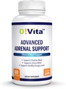 Advanced Adrenal Support with Ashwagandha, Panax Ginseng, tukee Adrenal Gland Health 2-kuukautinen tarjonta (60 non-GMO-kapselit)