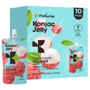 Hethstia Konjac Jelly, Lychee Konjac Jelly 10 Puses Collagen Peptides, Low Calorie Drinkable Litchi Jello, C-vitamiini Light Snacks, Sokeriton, Keto, Gluteeniton, Terveellinen Ruoka Lahjat