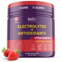 Keto Vitals Antioksidantti Elektrolyyttejä Powder - Blend Elektrolyyttejä kaliumin, magnesiumin, natriumin, kalsiumin ja Keto Electrolyyttejä Supplement Energy Drink Mix ...