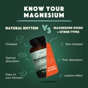 Luonnollinen rytmi rauhallinen digestio Bundle - Kolminkertainen rauhallinen magnesium (120 kapselia) + Ruoansulatuskanavan rauhoittava Probiootti (60 kapselia)