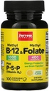 Jaarrow Formula Metyyli B-12 & Metyylifosaatti - 100 purutablettia, sitruuna - pakkaus 2 - Bioaktiivinen B12 & B9 - tukee energian tuotantoa, aivojen toiminta & aineenvaihdunta - 200 yhteensä
