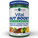 Vital Planet - Vital Gut Boost Powder by Brenda Watson, PBS Gut Check Hope täydentää Fiber 35, Omega 3 öljy, probiootit, ja digestiivinen Enzymes, 8,1oz, 230 Grams, 30 Servings