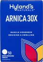 Hylandin Arnica Montana 30x Tabletit, luonnollinen helpotus mustelmia, turvotusta ja lihasten soreness, nopea liuotus tabletteja (Pack of 1, 50 Count Total)
