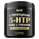 5 HTP 200mg GABA 500mg L-Theanine 200mg L-Tryptophan 100mg täydennysosa - Tuki aivot, verenkierto terveys, keskittyminen ja lepo hyvin - 60 kapselia 1 kuukausi - 4in1 Premium Blend