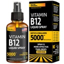 B12-vitamiini Sublingual Spray 5000 mikrog ... Vegaani Metyylikobalamiini Nestemäinen B12 Boost Energy, Mieliala ja aivot Health - Gluteeniton, non-GMO B12-sumute miehille ja naisille - helppo annostus (5000 mikrog 10: ssä)