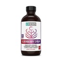 Zhou Nutrition Elder-Mune+ Syrup - Organic Black Elderbery Syrup aikuisille, Immuunituki Elixir omenaviinietikka, Echinacea Tincture, luonnollinen hyvinvointi - 8 Fl Oz lasipullo