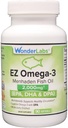 Atlantic Menhaden Fish Oil Omega-3 2000 mg, Burpless, Valmistettu Yhdysvalloissa, Täydellinen tasapaino EPA+ DHA + DPA 90 Softgels
