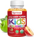 Organic Kids Apple Siideri Viinietikka Gummies by Feel Great Vitamiineja Rikas digestiivinen Entsyymit & Natural Antioksidantteja Gut Health 