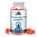 Litium Orotate Gummies 5mg per Serving - Kolmas osapuoli testattu, kasvipohjainen. Litiumtippoja tai pillereitä. Trace Mineral for mielialan tuki - mansikka makua Litium täydentää- 60