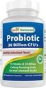 Best Naturals Probiootti 10 Kanta & 30 miljardia PMY Suolisto Flora, 60 Kasviskapselit (60 Luku (Pack of 1))