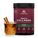 Ancient Nutrition Advanced Hydrolyzed Collagen Peptides Powder Protein Lean Probiootit ja C-vitamiini, Kaneli, naisille ja miehille, tukee Terve painonhallinta & lihasten rakentaminen, 25 tarjoilut