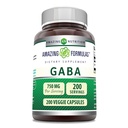 Hämmästyttävä Formula GABA 750mg Per Tarjoilu kasviskapselit Supplement 