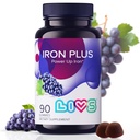 Naiset ja miehet, joilla on C-vitamiinia, A, B3, B5, B6, B12, Biotiini, Sinkki & Folaatti .