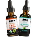Candi Cleanse & klorofylli Liquid Drops - Organic Oregano Oil Drops & Liquid klorofylli Odor Cleanse Support - Natural Gut Cleanser Detox, Internal Deodorant, Body Deodorizing Supplement