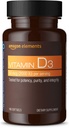 Elementit D3-vitamiini, 2000 IU, 180 Softgels, 6 kuukauden tarjonta (pakkaus voi vaihdella), Tukee vahva luut ja Immuuniterveys