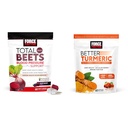 Force Factor yhteensä Beets Verenpaine tuki täydentää Beet Powder & Better Turmeric yhteinen tuki täydentää extra vahvuus Yhteinen terveys