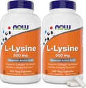 Nyt L-Lysine 500 mg, 360 kasviskapselia (Pack of 2)