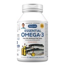 Andrew LESSMAN Essential Omega-3 Orange - 360 Softgels - Ultra-Pure, High Potency Omega-3 Oils. Korkea DHA, ei vatsavaivoja, ei tuholaisia, ei elohopeaa. Pieni Helppo niellä Softgels