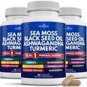 NEW AGE Silikameri Moss, Musta siemenöljy, Ashwagandha, Turmeric, Rakkorapu, Burdock - Manuka, Honey Voikukka, ACV Black Pepper Gluten Free
