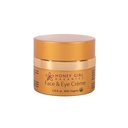 Honey Girl Organics Face & Eye Crème, USDA Certified Organic Facial Moisturizer & Under Eye Cream for rypyt, Dark Circles and Puffiness w/Hydrating Honey, Mehiläisvaha, Essential Oils & EVOO. 1,75oz