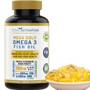 Omega 3 Fish Oil täydennysosa 2000mg EPA DHA & E-vitamiini ...