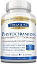 Fytokeramidit 350 mg alkaen 100% vehnä - Vitamin A, C, E ja D3 - Reverse Ikääntyminen iho, Maha Kosteus & Korjaus iho - 100% Pure Natural - 30 kapselia - Vegaani ystävällinen