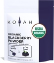 KOYAH - Luomu BlackBerry Powder: 30 tarjoilua (1 Scoop = 1/4 Cup Fresh): Freeze Dried, Kokomarjajauhe, raaka
