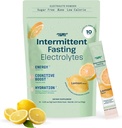 Muinaiset Keto Fasting Electrolytes - Sokeriton Elektrolyyttijauhe jaksottaiseen paastoon - Tukee kognitiota, energiaa ja nesteytys ... 10 pakkausta