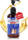 Wellix Omega 3 Fish Oil for Dogs, Better Than Salmon Oil for Dogs, Dog Fish Oil Supplement, Lemmikkieläinten iho ja takki täydentää, Edistää sydän, Joint & Immuno Health, EPA & DHA