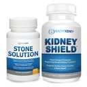 Stone Solution Kapselit- Luonnollinen liuotin, Munuaisten Stone Support & Munuaisten puhdistusaine, 60 Servings + Munuaisten suoja 120 Caps Munuaiset täydentää tukea normaali munuaistoiminta ja tukea Munuaisten terveys