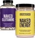 NAKED Vegan Energizing Muscle Recovery Bundle Fruit Punch Energy ja 240 L-Glutamiini kapselit, 1000 mg