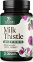 Milk Thistle Extract - Maksan Cleanse Detox & Korjaus Formula - Natural Milk Thistle kanssa Silymarin Marianum & Voikukkauute - Natural Herbal Liver Health Supplement - Valmistettu USA - 120 kapselia