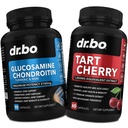 Glukosamiini Chondroitin MSM Turmeric & Tart Cherry - Joint Health Supplement Knee Bone & joints, Puhdistus virtsahapon puhdistaa flunssa Antioksidantti pillereitä - Joint Support pillerit & Tart Cherry Extract kapselit