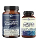 Magnesium Glycinate 400 mg (120ct) & Magnesiumsitriitti 500 MG (60ct)