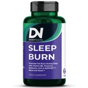 Sleep Burn Night Time Fat Burner, Night Shred Fat Burner ja Natural Sleep Support miehille ja naisille, Metabolia Booster kanssa B6-vitamiini,L-Theanine Melatoniini Astragalus Ceylon Cinnamon Berberine 60ct
