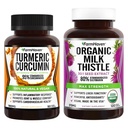 FarmHaven Milk Thistle 120 kapselia ja kurkuma 90 kapselia