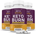 (3 pakkaus) Keto Advantage Keto polttaa pillereitä 1275MG Uusi & Parannettu Formula sisältää Apple Siideri Viinietikka Extra Virgin Olive Oil Powder Green Tea Leaf 180 kapselia