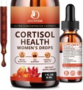 Cortisol Supplement for Women, Cortisol Reducer Detox Manager, Ashwagandha/Rhodiola Rosea/Magnesium Complex for Mood/Focus & Sleep, Ylläpidä terve Cortisol Level- 30 Day Vegan Supply