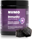 Numo Elderberry Gummies - Immuunijärjestelmä tuki antioksidantteja täydentää - täydellinen Formula Sambucus Hedelmä, D3-vitamiini, Sinkki, C-vitamiini, Probiootit - Organic, Vegan & Kosher - 60