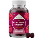 Hydrolyzed Collagen Peptides for Women with Biotin - Hiukset, iho ja kynnet Vitamiinit elastisuus, elinvoima ja nesteytys Gummies - Luonnollisesti lähde Biotin ja Collagen for Women - 90