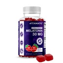 Vitamatic Sugar Free Melatoniinia 30 mg per Gummy - 60 Tarjoilua - 60 Kasvissyöjä Gummies - Ei-Luonnonvarainen Muodollinen täydennys (60 Count (Pakkaus 1))