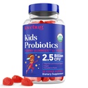 LOVEKUG Kids Probiootti Gummies ... Organic Chewable Probiotics for Kids Aged 4+, Soil-based Children...
