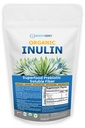 Organic Inulin Powder (48oz/3 lbs) Hellävarainen Agave Prebioottiliukoinen kuitulisä digestiiviseen tukeen, Gut Health, vegaaninen paistaminen, smoothies & Drinks