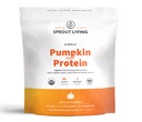 Sprout Living Yksinkertainen kurpitsa siemenproteiinijauhe, 20 gramman orgaaninen kasvipohjainen proteiinijauhe ilman keinotekoisia makeutusaineita, ei-lypsäviä, ei-muuntogeenisiä vihanneksia, gluteeniton, Keto Drink Mix (5 kiloa)